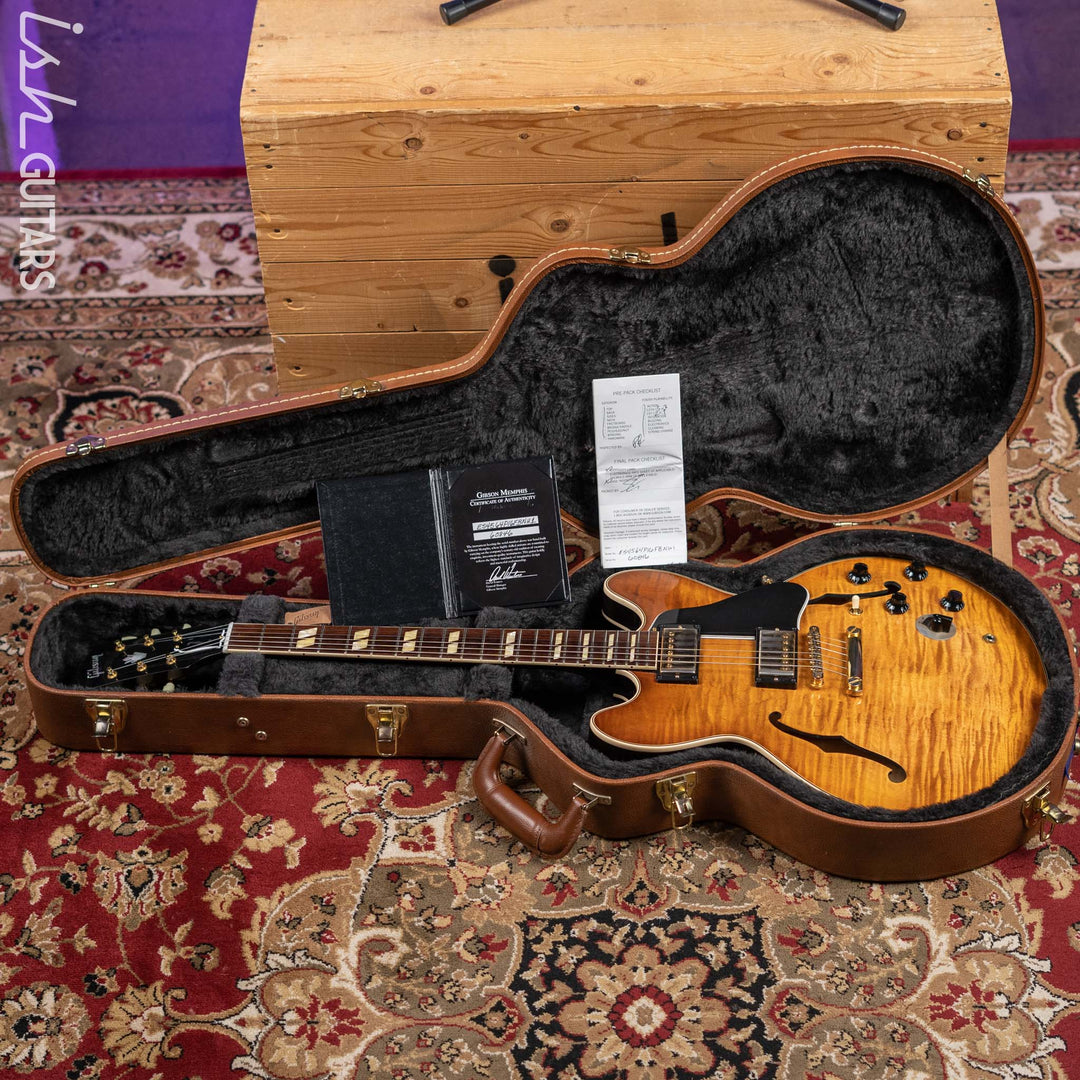 Gibson Memphis 1964 Reissue ES-345 Semi Hollow Electric Guitar Faded Light Burst