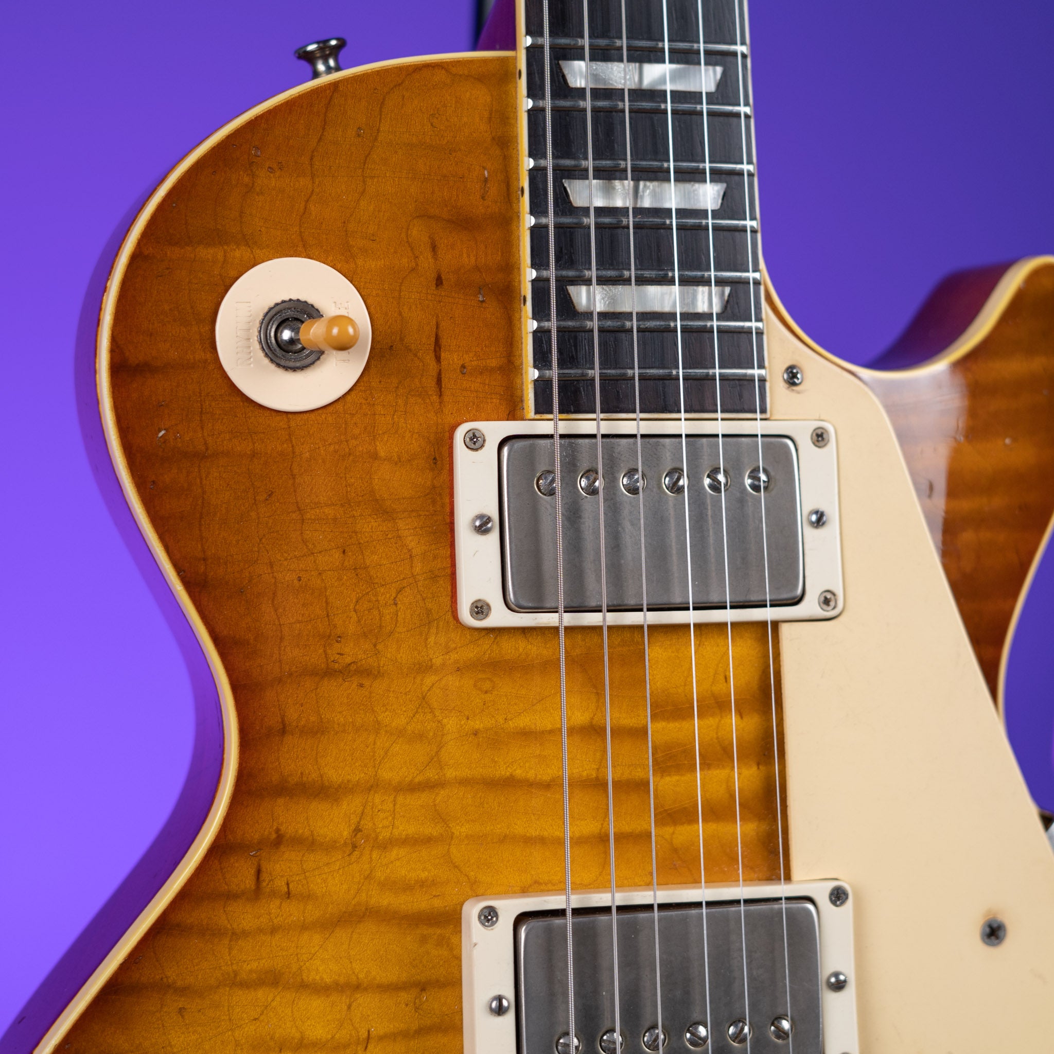 1990's Max Burst Gibson Les Paul Copy Dark Lemon Burst – Ish Guitars