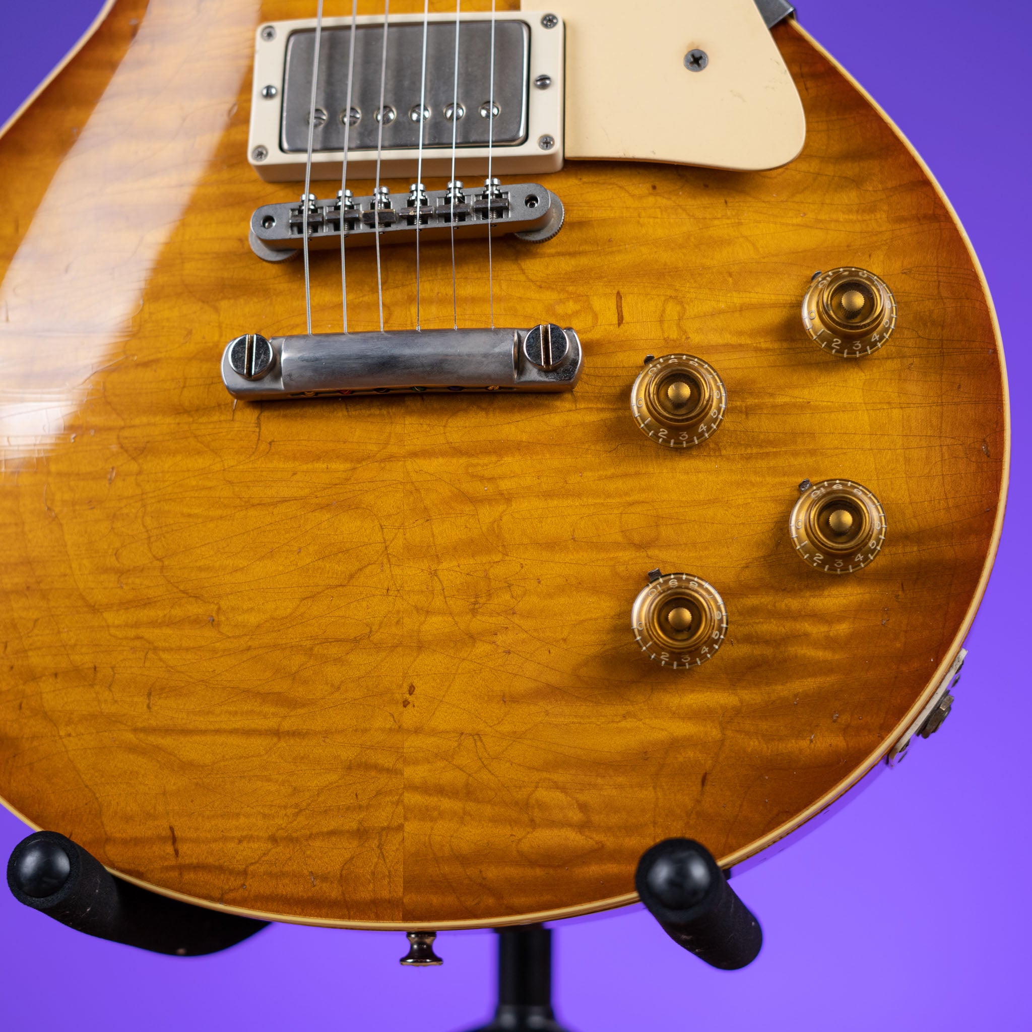 1990's Max Burst Gibson Les Paul Copy Dark Lemon Burst – Ish Guitars