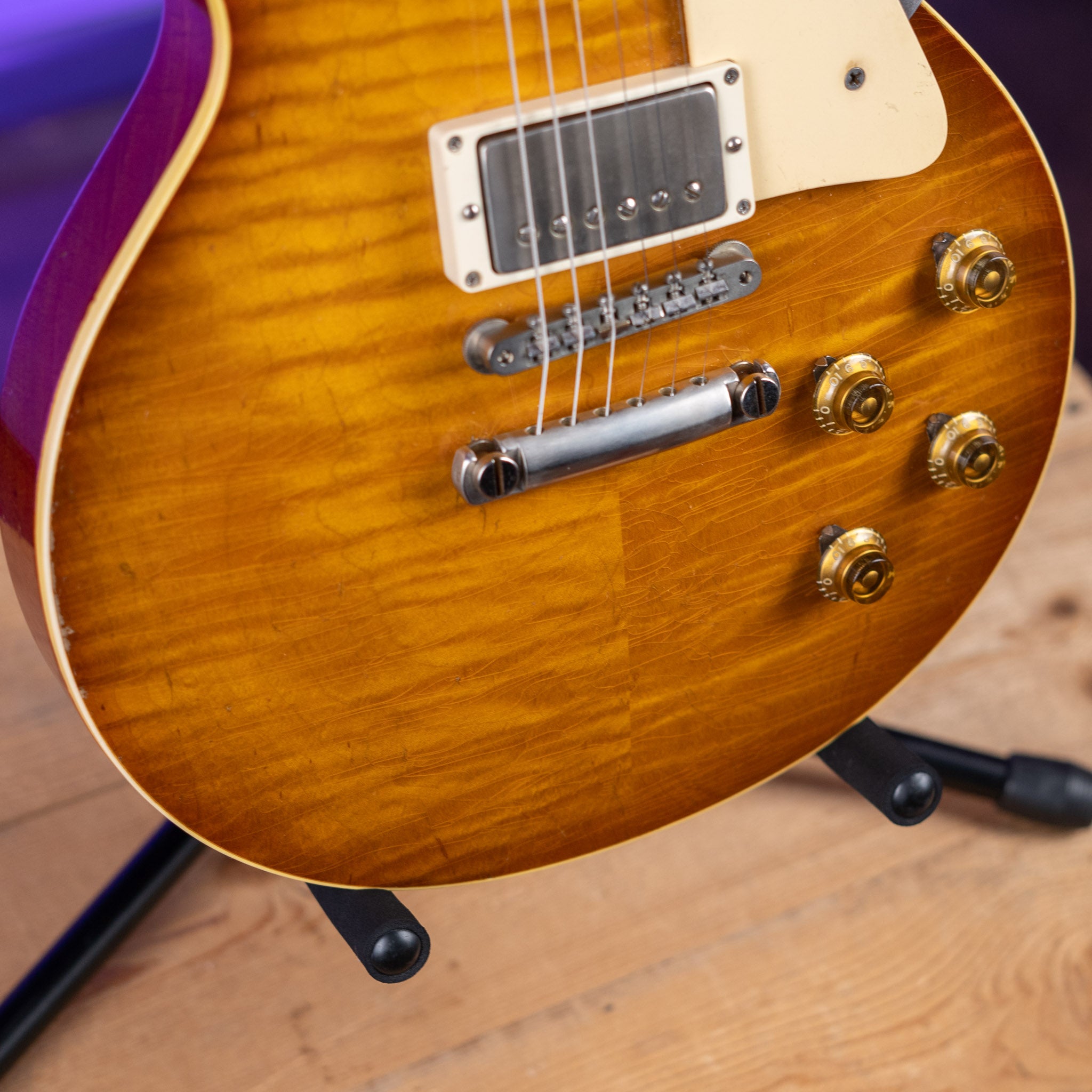 1990's Max Burst Gibson Les Paul Copy Dark Lemon Burst – Ish Guitars