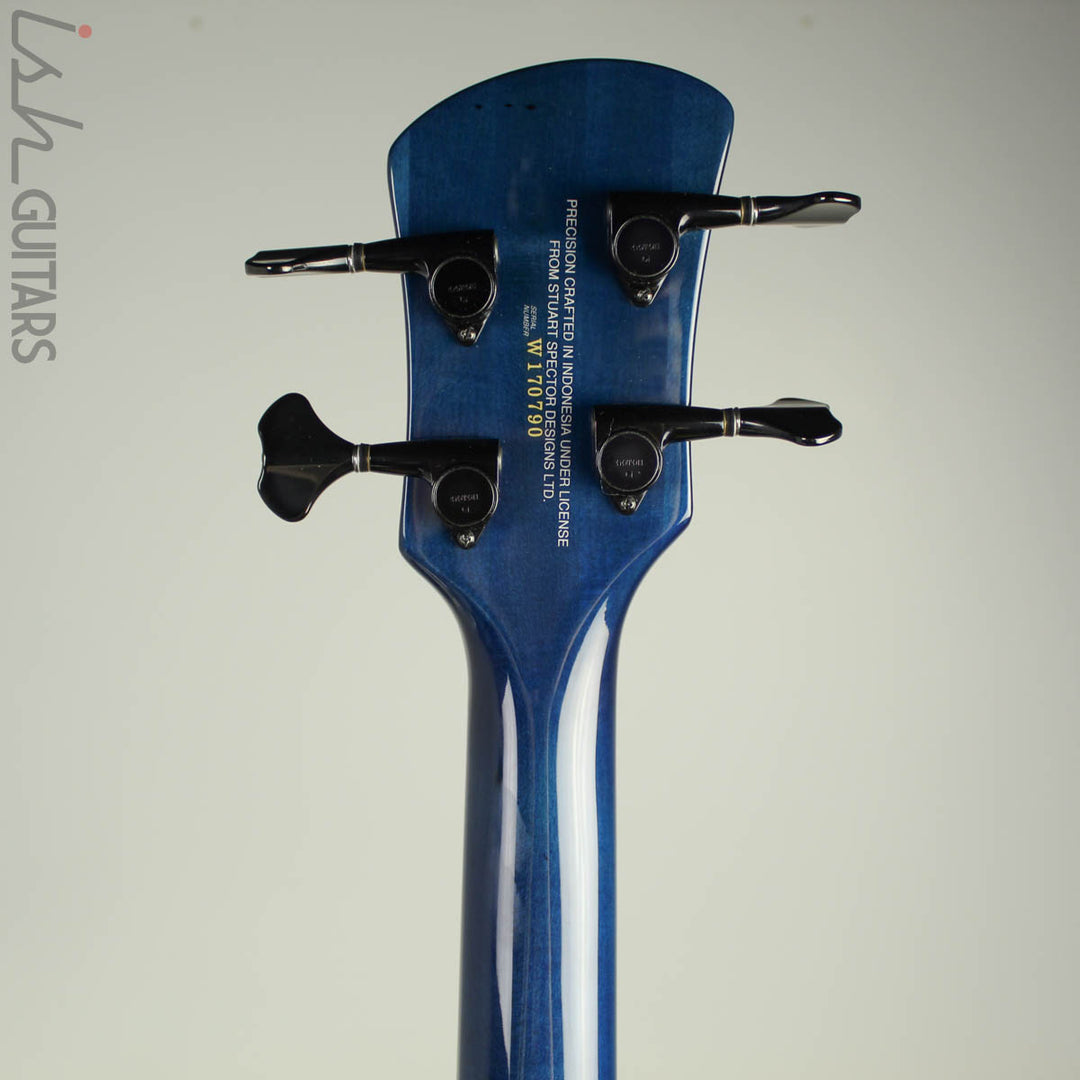 2017 Spector Legend 4 String Neck Thru Faded Blue Gloss