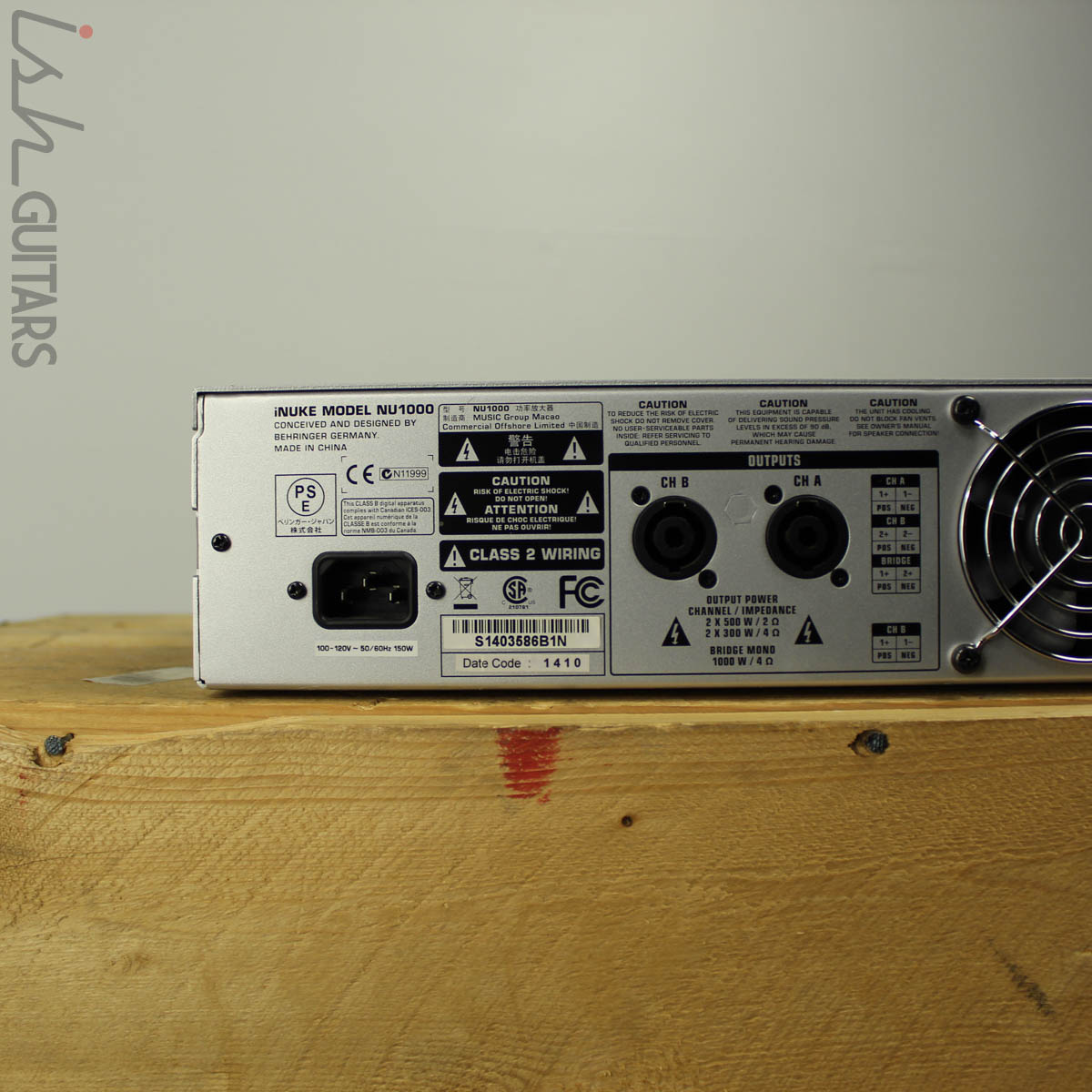 Behringer iNuke NU1000 Power Amp – Ish Guitars